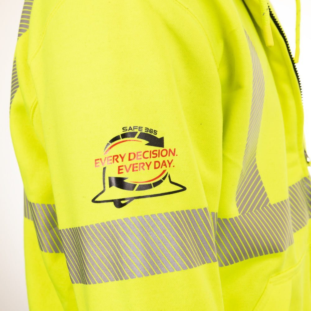 Carhartt High-Vis Loose Fit Midweight Thermal Lined Full Zip Sweatshirt