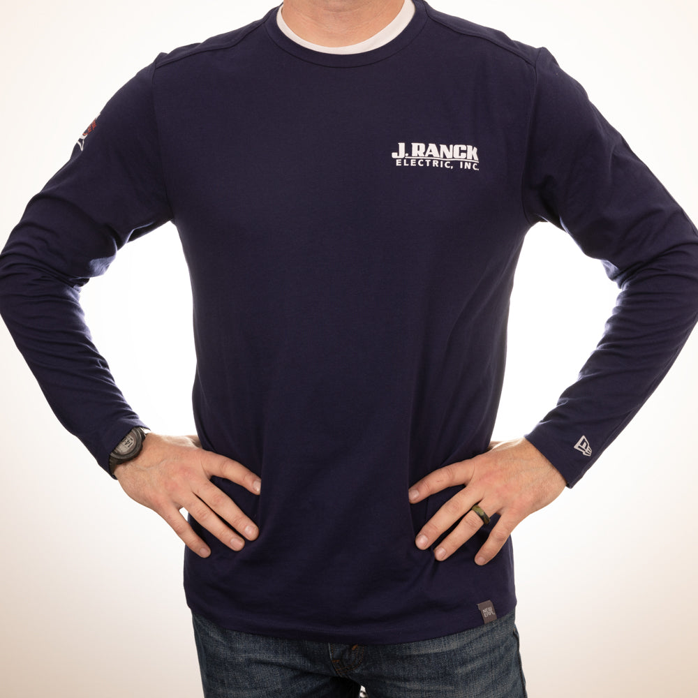 New Era® Heritage Blend Long Sleeve Crew Tee